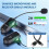 2.4G Wireless Headset Microphone with LED Digital Display 160ft Range for PA System,Voice Amplifier 3