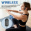 2.4G Wireless Headset Microphone with LED Digital Display 160ft Range for PA System,Voice Amplifier 4