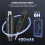 2.4GHz Wired Microphone Converter to Wireless Dynamic Microphone 150ft Range, for PA System, Audio Mixer 2
