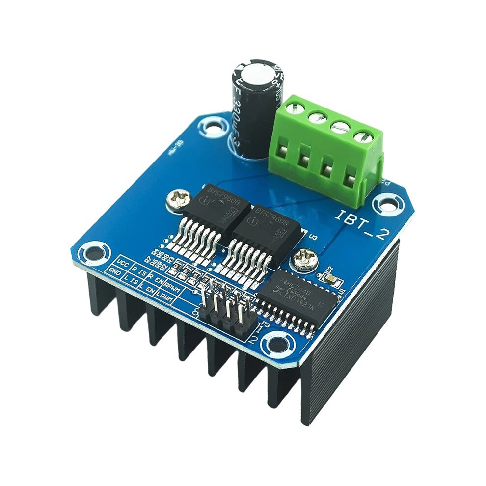 Double Bts7960 43A H-Bridge High-Power Motor Driver Module 6033393029987
