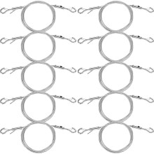 8PCS Adjustable Picture Hanging Wire Kit, 6.6FT Heavy Duty Stainless Steel Wire for Hanging Pictures, Frame, Mirrors