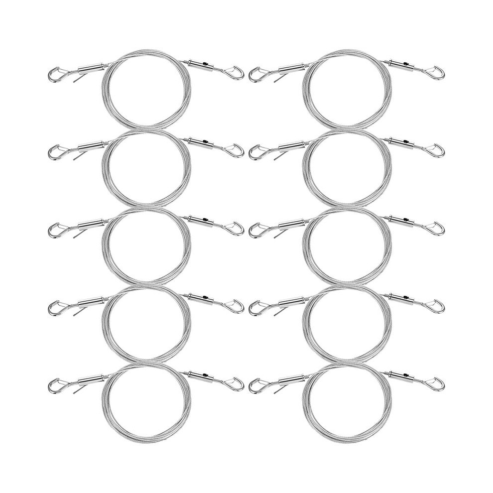 8Pcs Adjustable Picture Hanging Wire Kit, 6.6Ft Heavy Duty Stainless Steel Wire For Hanging Pictures, Frame, Mirrors 6033961871796