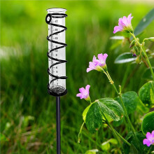 Conjunto de 2 Pluviômetros para Exterior, Os Mais Bem Avaliados para Jardim, com Estaca, Medidor de Água da Chuva Decorativo para Jardim