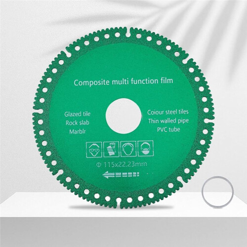 3 Discos de Corte Diamantados de 4-1/2 Polegadas para Esmerilhadeira Angular, Discos Duráveis para Corte de Diversos Materiais 2