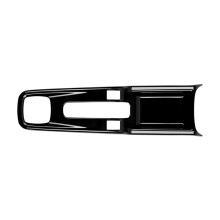 Car Cup Holder Frame Handbrake Handle Trim Cover Sticker Interior Accessories for Swift 2024 Glossy Black