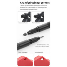 AT-CT "I-Deal" Plastic Chamfering Tool Round Hole Expansion Drill Chamfer for Model Making Hobby DIY Tools