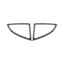 For  718 982 2016-2022 Carbon Fiber Car Rear Window Frame Cover Trim Sticker Interior Accessories