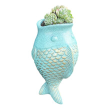 Decorative Wall Planter Flowerpot Flower Vase Fish Plant-2