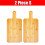 Eco-Friendly Bamboo Chopping Board for Kitchen with Handle - Ideal for Pizza, Bread, Steak S 2