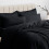 Imperial Rooms (Black , King) Plain Duvet Cover Single Double King Bed Set Quilt 5