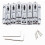 6 String Guitar Bridge Fixed Hardtail Bridge for Electric Bass Guitar Replacement Part 2