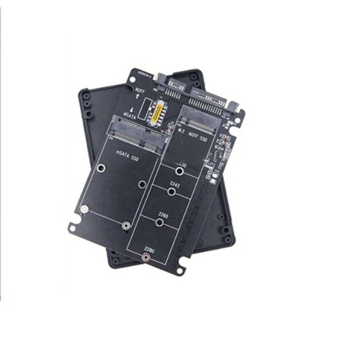 M.2 Solid-State SSD para Sata3 Ngff Msata para Serial Adapter Card Dual-Use 2-In-1 Com 2