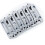 6 String Guitar Bridge Fixed Hardtail Bridge for Electric Bass Guitar Replacement Part 5