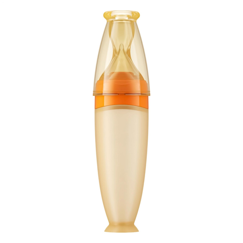 Silicone Baby Food Dispenser Spoon with Mess Suction Base and HeatResistant Feeding Design