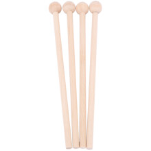 Baguette De Percussion De Maillet De Bois À 2 Paires Pour Carillon D'Énergie,Xylophone,Bloc En Bois,Glockenspiel Et Cloches