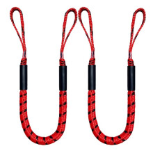 Lot de 2 Cordes Élastiques D'Amarrage pour Bateau, Kayak, Jet Ski, Accessoires de Navigation Anti-Corrosion