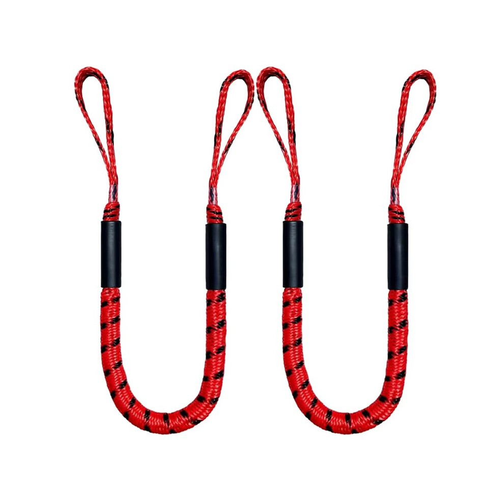 2Pcs Boat Bungee Dock Lines Boat Marine Rope For Kayak Jet Ski Dock Boating Bungee Dock Anti-Corrosion Accessories 6033339483507