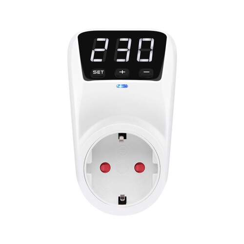 Adjustable Voltage Protector Socket 230V 16A EU Plug with Surge Protection 1