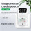 Adjustable Voltage Protector Socket 230V 16A EU Plug with Surge Protection 5