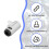 3pack A1mini Feed Pipe Connector, PTFE Tube Connector for  A1mini 3D Printer 4