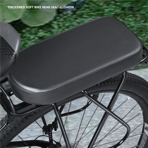 Selle Arrière de VTT avec Coussin et Dossier en Cuir PU 2