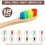12-Pack Bamboo Toothbrushes for Kids, Eco-Friendly Biodegradable Handles, Soft Bristles 1