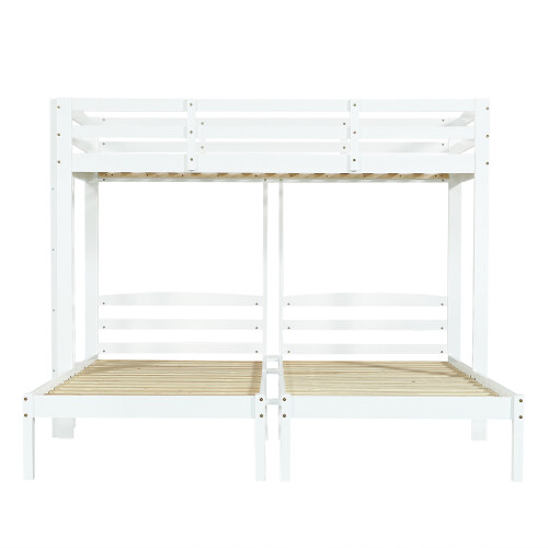 Bunk Bed Triple Sleeper with Side Ladder for Children and Teens 3FT 2