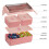 Microwave Safe Double Layer Bento Box for Kids with Utensils, Food Storage Container 5