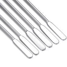 12 Sztuk Swizzle Sticks, Premium Ze Stali Nierdzewnej Cocktail Drink Mix Stirrer Stick, Wielokrotnego UżYtku MieszadłA do Baru