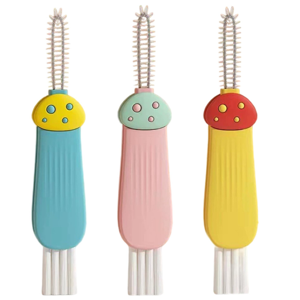 Foldable Bottle Cleaning Brush with Ergonomic Grip for Lids, Narrow Necks and Tight Corners