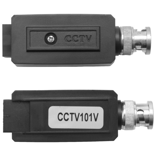 CCTV Camera Coax BNC RJ45 UTP Cat5 Active Video Balun Transceiver Pair 1