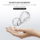 7 Pcs 5# Screw Lock  Multicolor Aluminum Carabiner Hook w Keyring 4