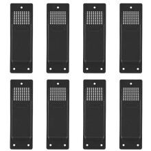 8PCS Shipping Container Air Vent Kit Heavy Duty Shipping Container Accessories Flow Ventilation Kit Black