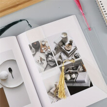 30 Marque-Pages Vierges en Acrylique, Marque-Pages Artisanaux en Acrylique Transparent avec Pompons, pour Bricolage, Artisanat, Étiquettes de Prix Ă