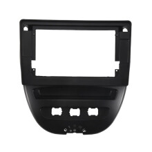 2 Din 10.1 Inch Car Radio Fascia Frame for 107 Aygo C1 2005-2014 Dashboard Installation Trim Kit