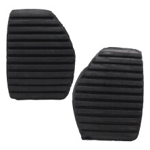 2X Kupplung Bremse Pedal Gummi Abdeckung Anti-Rutsch OberfläChen BeläGe Abdeckung Passend für 1007 207 208 301 307 C3 C4 C5