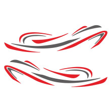 Wohnmobil Wohnmobil Universal Body Sticker DIY Streifen Bild Aufkleber Aufkleber Dekoration für Wohnwagen AnhäNger