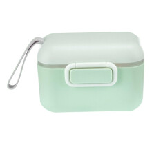 Formula Dispenser with Scoop for Accurate Baby Milk Powder Storage, Compact Travel Design with Strap