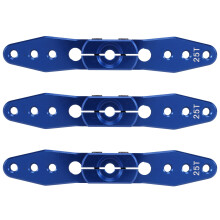 3 Piezas de Aluminio de DireccióN Servo Bocina Brazo 25T para 1/8 1/10 RC Coche Parte de ActualizacióN