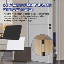 30 Pieces Door Corner Seals Exterior Door Weatherstrip Corner Seal Door Frame Wedge Seal Self-Stick Foam Draft Stopper