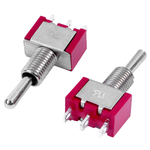 2 Pcs AC 250V 2A 120V 5A SPDT /Off/ 3 Position Momentary Toggle 2