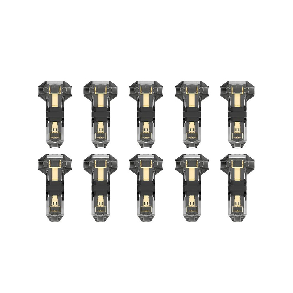 T Tap Wire Splice Connectors For 16-20 Awg, 3 Way 1 Pin Low Voltage Wire Connectors 10Pcs Solderless No Wire Stripping 6031068233523