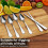 10pcs Grapefruit Stainless Steel Flatware Set,Grapefruit Spoons and Knives with Serrated 3