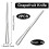 10pcs Grapefruit Stainless Steel Flatware Set,Grapefruit Spoons and Knives with Serrated 4
