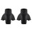 2X Walking Stick End Tripod CANE TIP Self Standing Rubber NON-SLIP End Bottom 1