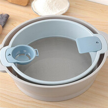 Kitchen Flour Sieve Strainer Handheld Semi-Automatic Sugar Sifter Powder Shaker Space-Saving Kitchen Baking Tool S