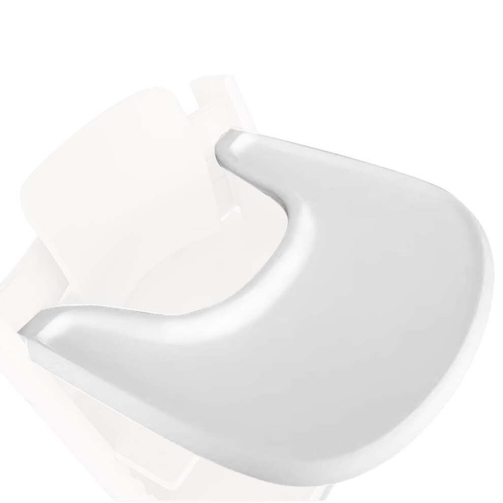 Tray Replacement With Precise Fit, Food Safe, Smooth Suction Surface For Stokke Tripp Trapp White