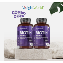 Pure Biotin 365 Tablets x2 Hair vitamins Nails Skin health Vitamin B7