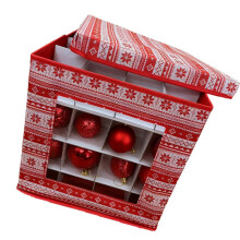 Holiday Ornament Storage Box With 64 Sections For Seasonal