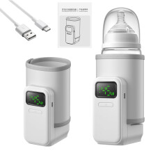 Wireless Portable Baby Bottle Warmer with TypeC Fast Charging for Travel Breast Milk and Formula